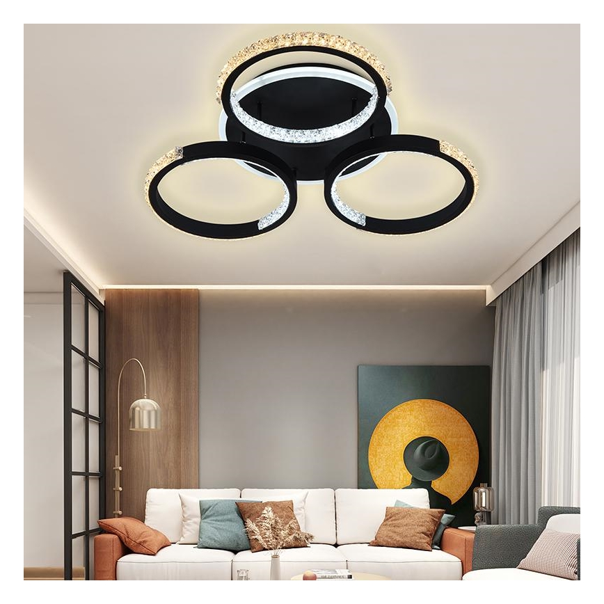 LED Zatemnitveni lestenec LED/60W/230V 3000-6500K + Daljinski upravljalnik