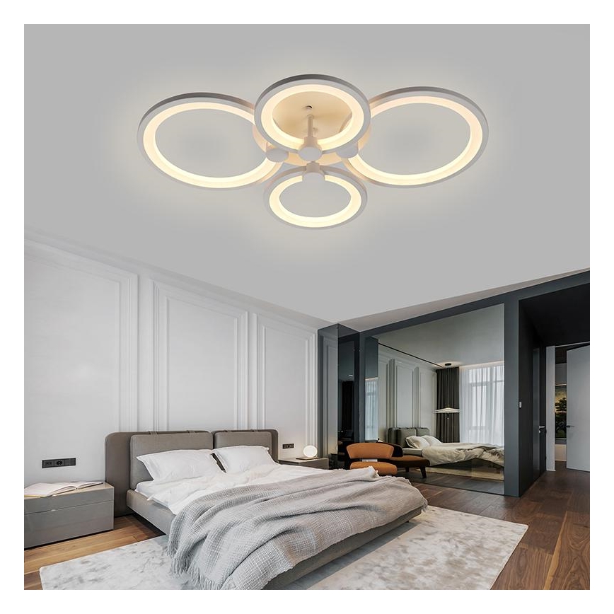 LED Zatemnitveni lestenec LED/65W/230V 3000-6500K + Daljinski upravljalnik
