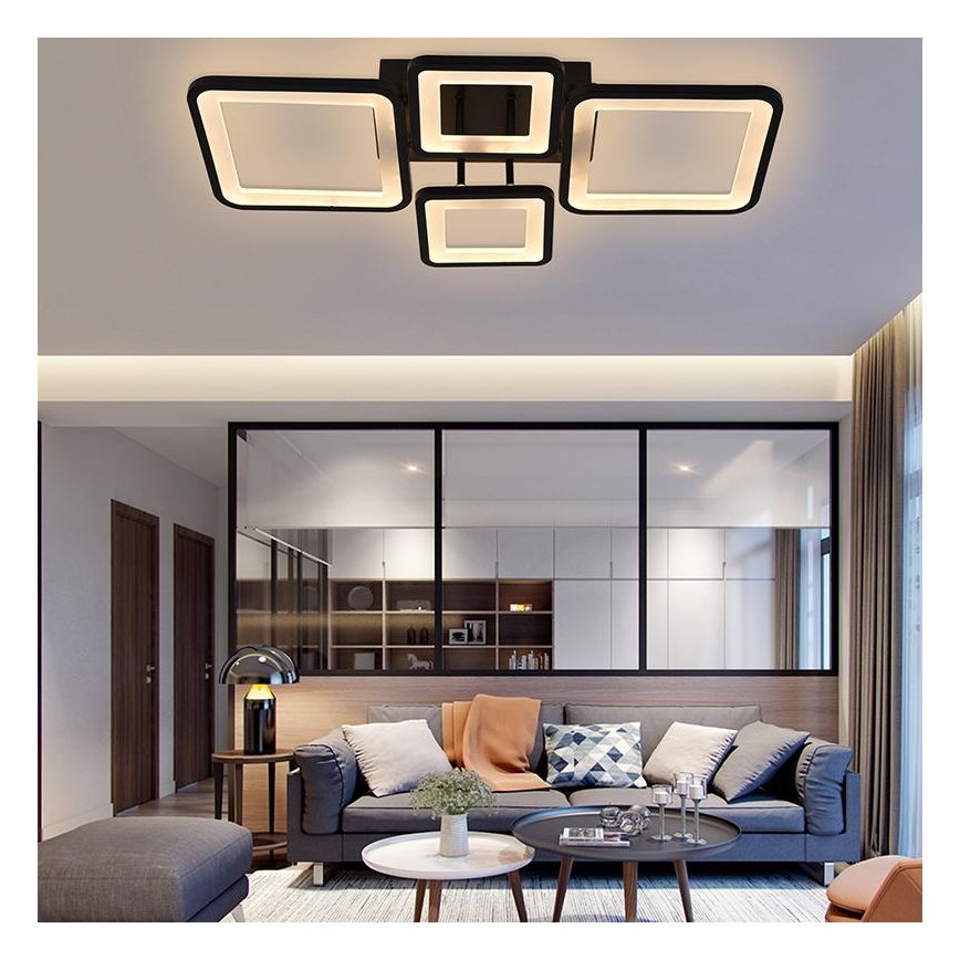 LED Zatemnitveni lestenec LED/70W/230V 3000-6500K + Daljinski upravljalnik