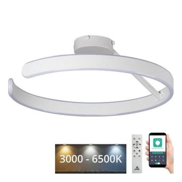 LED Zatemnitveni lestenec LED/72W/230V 3000-6500K bela + Daljinski upravljalnik
