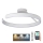 LED Zatemnitveni lestenec LED/72W/230V 3000-6500K bela + Daljinski upravljalnik