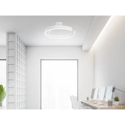 LED Zatemnitveni lestenec LED/72W/230V 3000-6500K bela + Daljinski upravljalnik