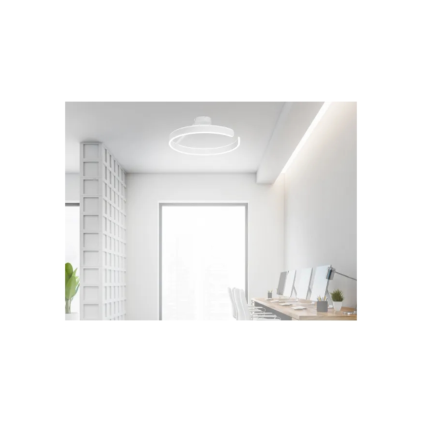 LED Zatemnitveni lestenec LED/72W/230V 3000-6500K bela + Daljinski upravljalnik