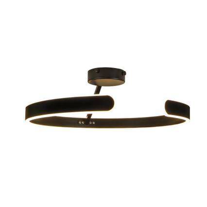 LED Zatemnitveni lestenec LED/72W/230V 3000-6500K črna + Daljinski upravljalnik