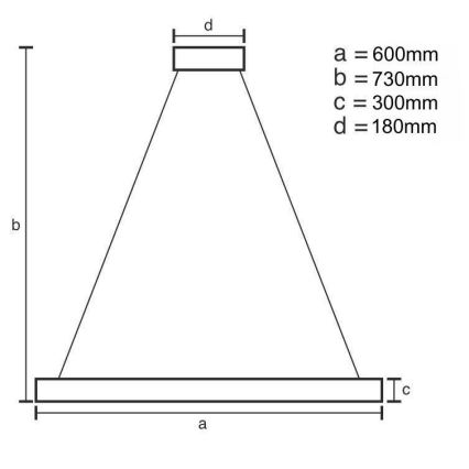 LED Zatemnitveni kristalni lestenec na drogu LED/80W/230V 3000-6500K zlata + Daljinski upravljalnik