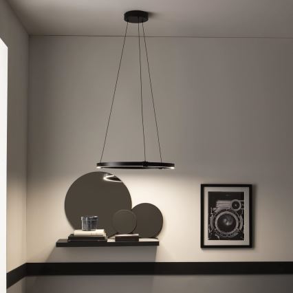 LED Zatemnitveni lestenec na vrvici CASSINI LED/33W/230V 2700-6500K + Daljinski upravljalnik
