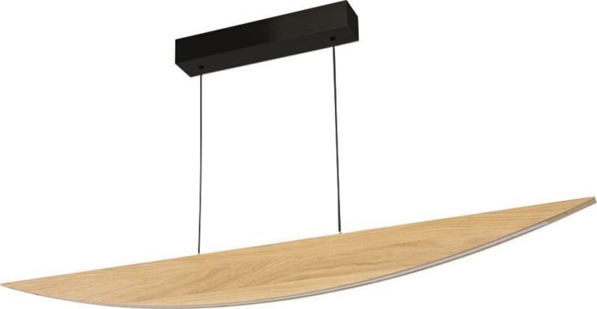 LED Zatemnitveni lestenec na vrvici DUBAI LED/14W/230V hrast