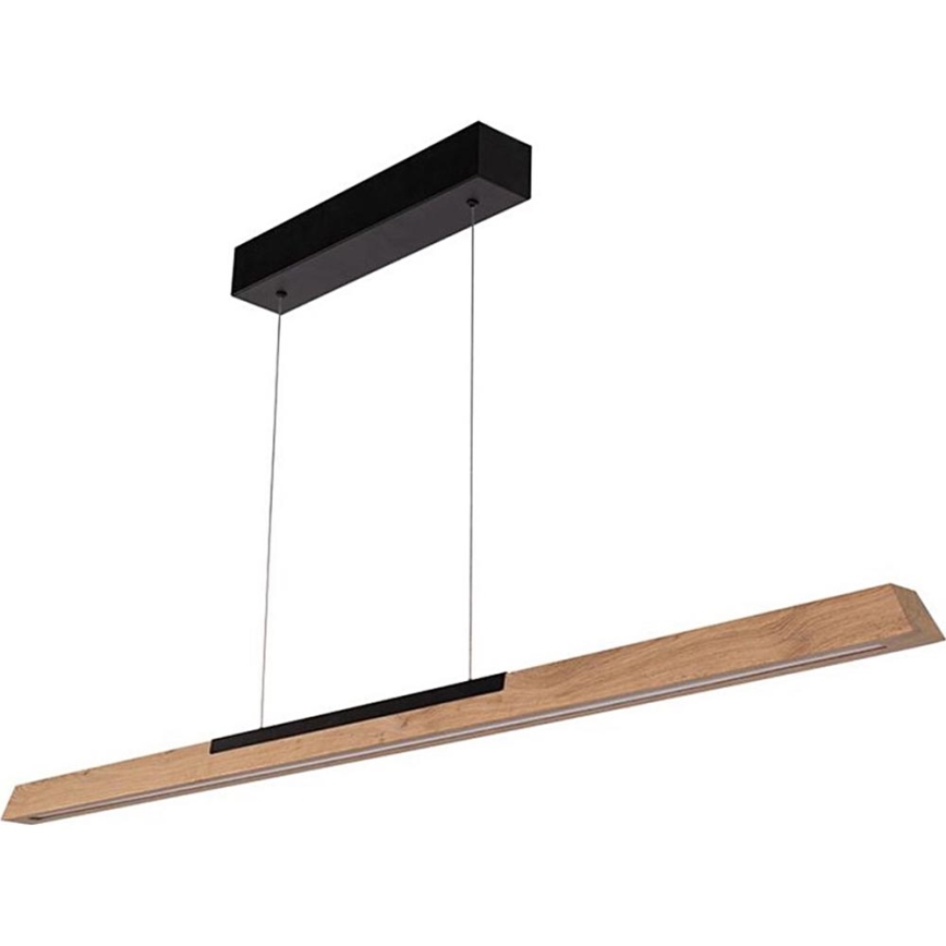 LED Zatemnitveni lestenec na vrvici JONAS LED/16,5W/230V hrast