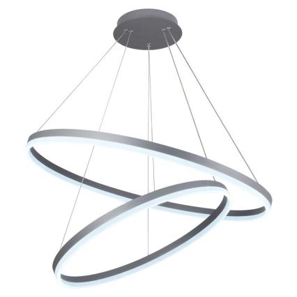 LED Zatemnitveni lestenec na vrvici LED/100W/230V 3000-6500K pr. 80 cm + Daljinski upravljalnik