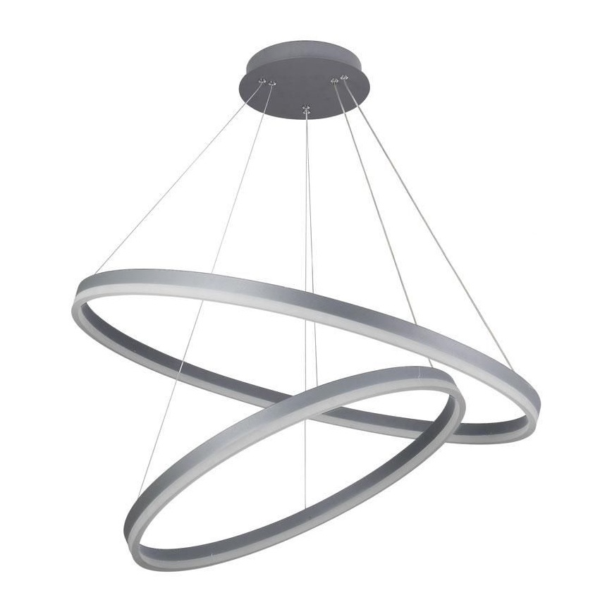 LED Zatemnitveni lestenec na vrvici LED/100W/230V 3000-6500K pr. 80 cm + Daljinski upravljalnik