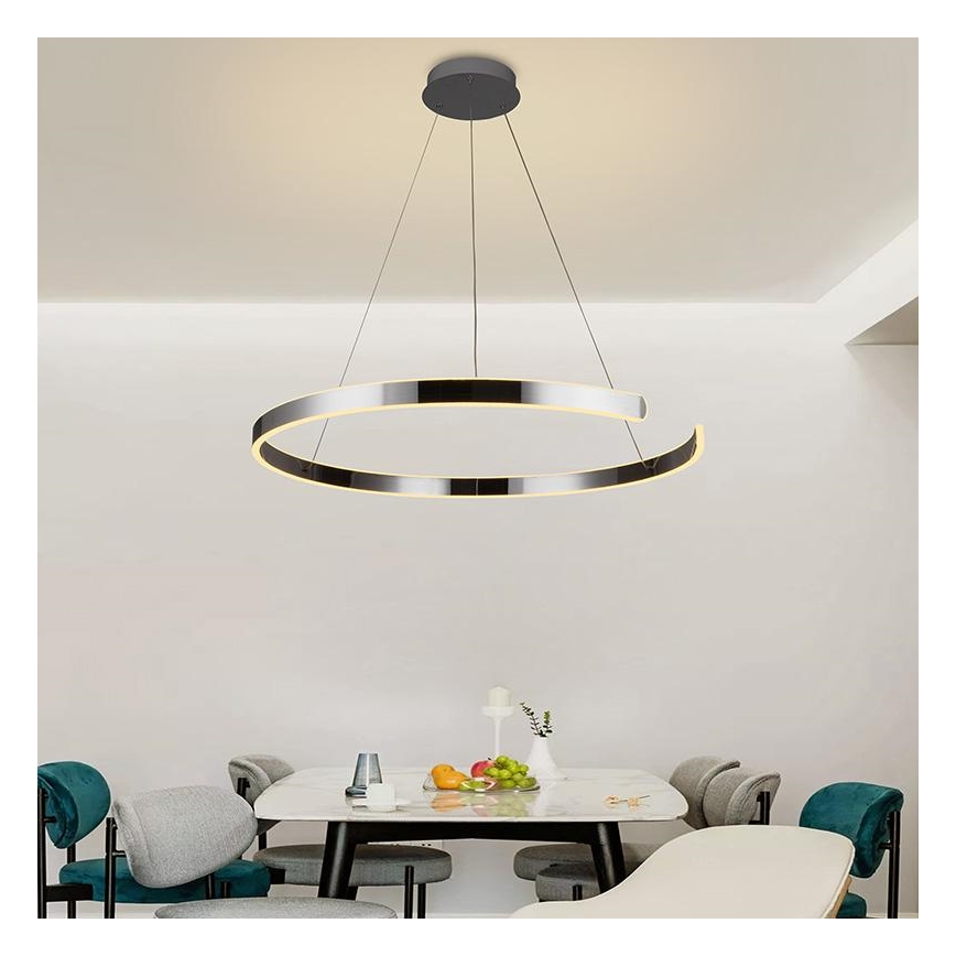 LED Zatemnitveni lestenec na vrvici LED/100W/230V 3000-6500K + Daljinski upravljalnik