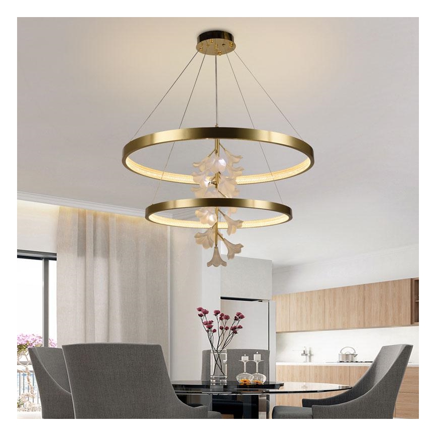 LED Zatemnitveni lestenec na vrvici LED/100W/230V 3000-6500K + Daljinski upravljalnik