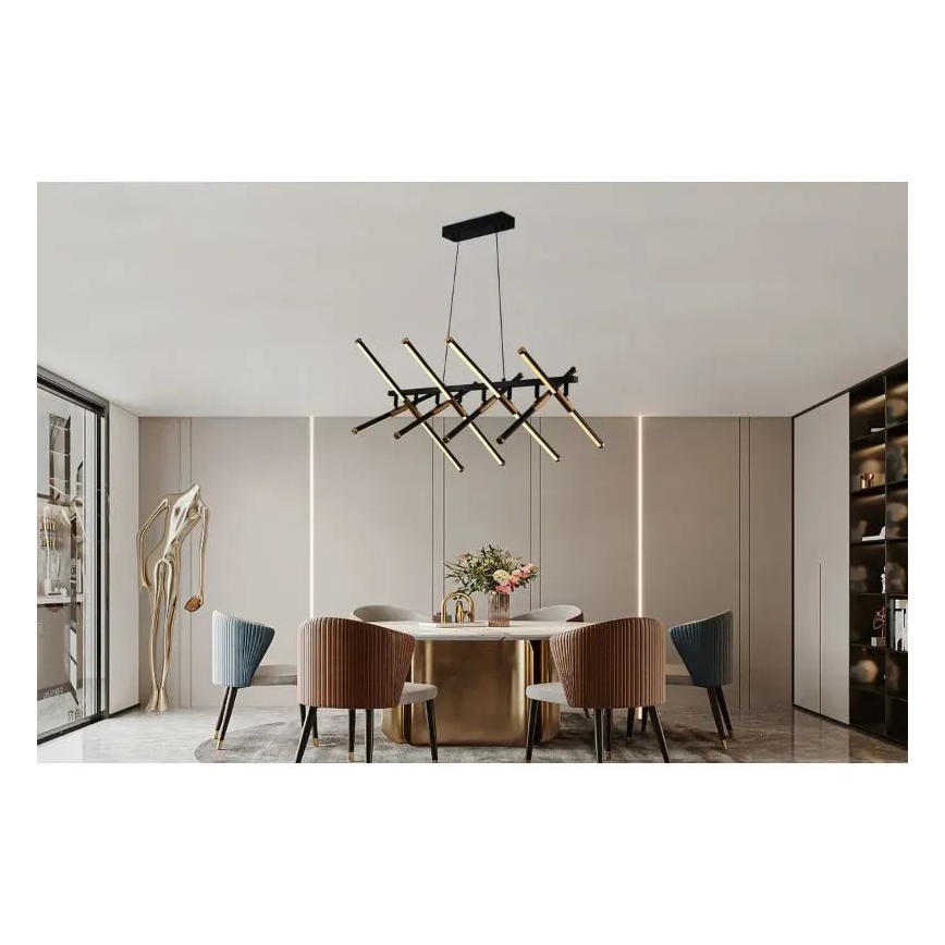 LED Zatemnitveni lestenec na vrvici LED/100W/230V 3000-6500K + Daljinski upravljalnik