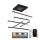 LED Zatemnitveni lestenec na vrvici LED/100W/230V 3000-6500K + Daljinski upravljalnik