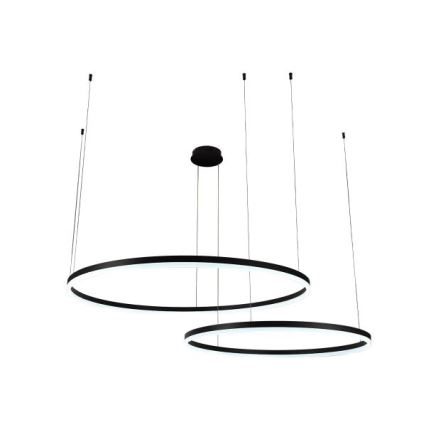 LED Zatemnitveni lestenec na vrvici LED/100W/230V 3000-6500K pr. 80 cm + Daljinski upravljalnik