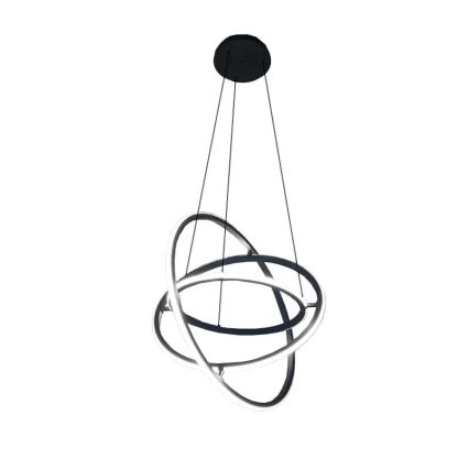 LED Zatemnitveni lestenec na vrvici LED/105W/230V 3000-6500K pr. 60 cm + Daljinski upravljalnik