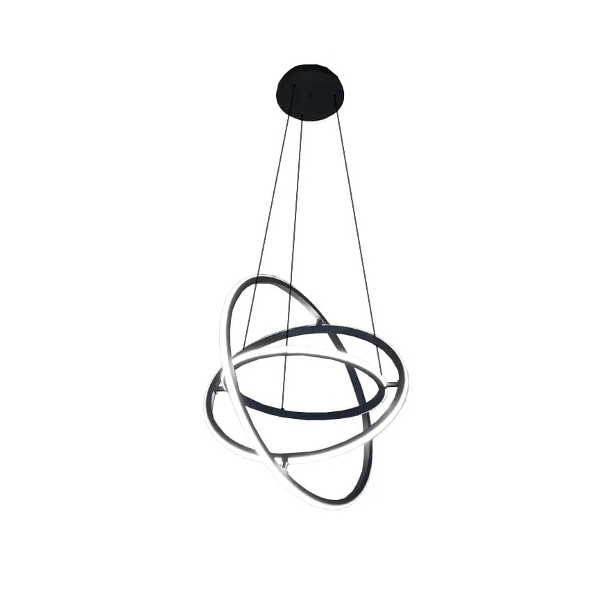 LED Zatemnitveni lestenec na vrvici LED/105W/230V 3000-6500K pr. 60 cm + Daljinski upravljalnik