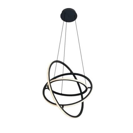 LED Zatemnitveni lestenec na vrvici LED/105W/230V 3000-6500K pr. 60 cm + Daljinski upravljalnik