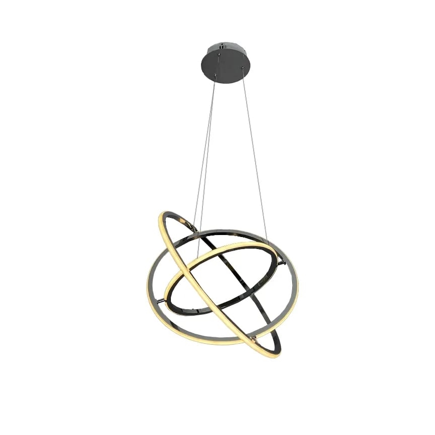 LED Zatemnitveni lestenec na vrvici LED/105W/230V 3000-6500K pr. 60 cm + Daljinski upravljalnik