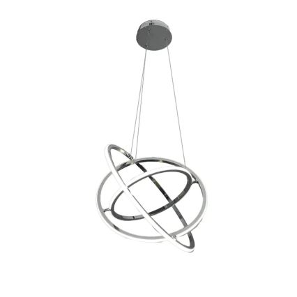 LED Zatemnitveni lestenec na vrvici LED/105W/230V 3000-6500K pr. 60 cm + Daljinski upravljalnik