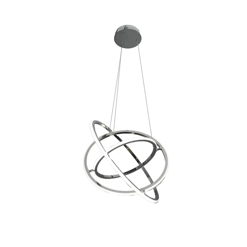 LED Zatemnitveni lestenec na vrvici LED/105W/230V 3000-6500K pr. 60 cm + Daljinski upravljalnik
