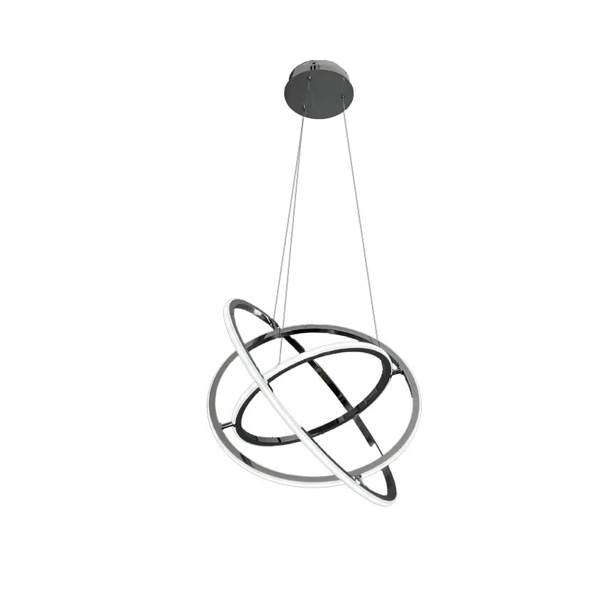 LED Zatemnitveni lestenec na vrvici LED/105W/230V 3000-6500K pr. 60 cm + Daljinski upravljalnik