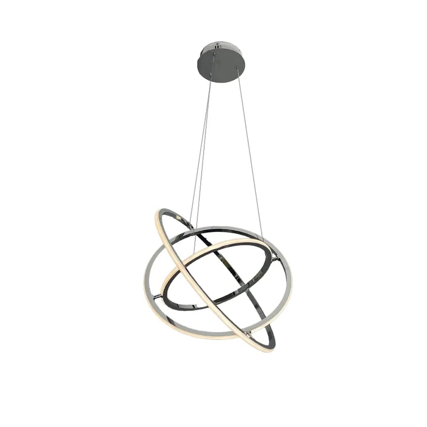 LED Zatemnitveni lestenec na vrvici LED/105W/230V 3000-6500K pr. 60 cm + Daljinski upravljalnik