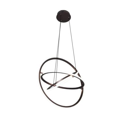 LED Zatemnitveni lestenec na vrvici LED/105W/230V 3000-6500K pr. 60 cm + Daljinski upravljalnik