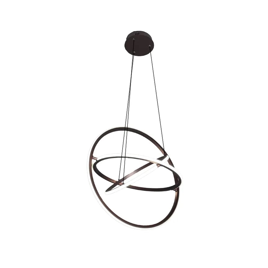 LED Zatemnitveni lestenec na vrvici LED/105W/230V 3000-6500K pr. 60 cm + Daljinski upravljalnik