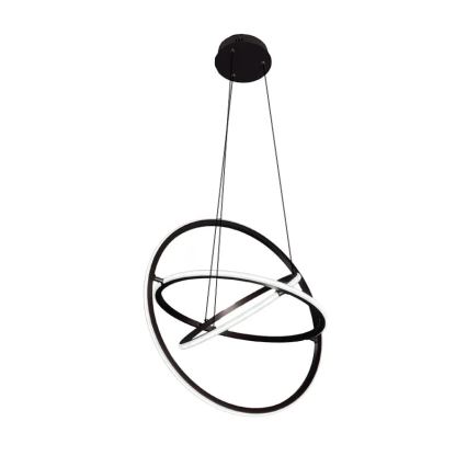LED Zatemnitveni lestenec na vrvici LED/105W/230V 3000-6500K pr. 60 cm + Daljinski upravljalnik