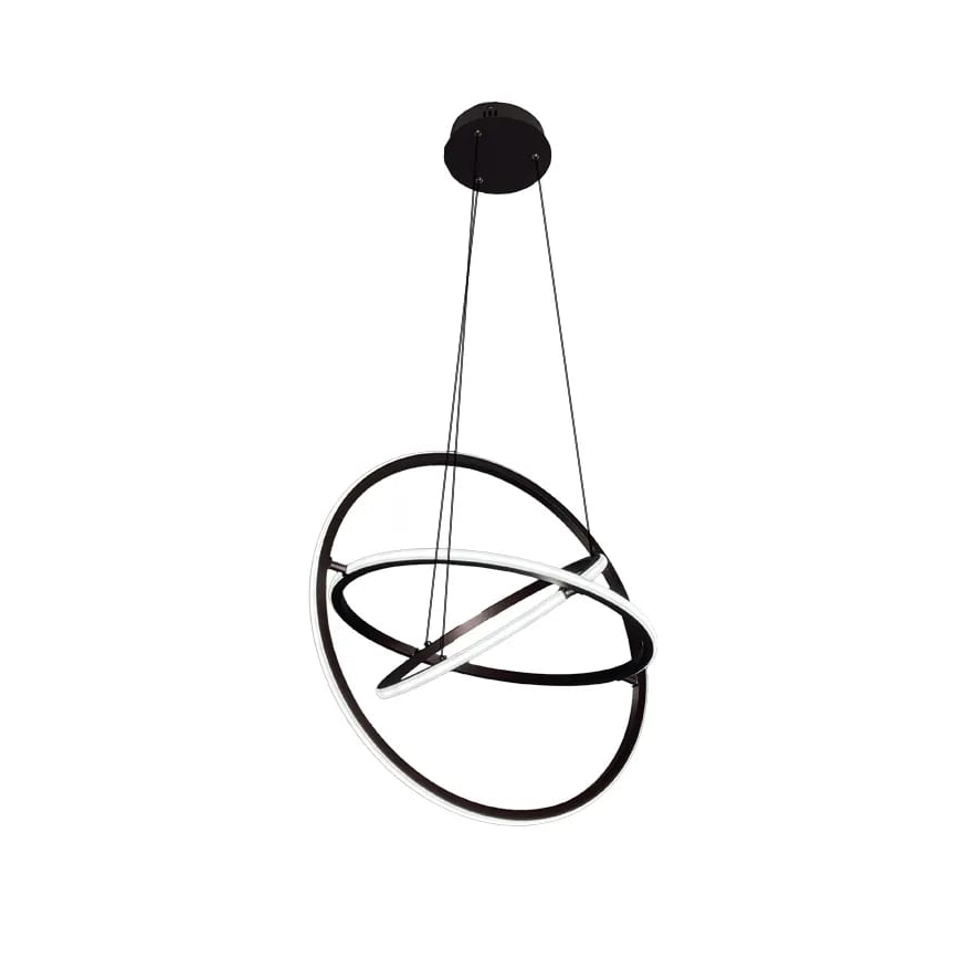 LED Zatemnitveni lestenec na vrvici LED/105W/230V 3000-6500K pr. 60 cm + Daljinski upravljalnik