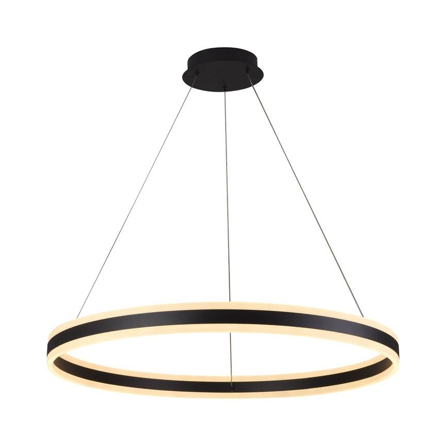 LED Zatemnitveni lestenec na vrvici LED/110W/230V 3000-6500K pr. 80 cm + Daljinski upravljalnik