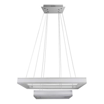 LED Zatemnitveni lestenec na vrvici LED/113W/230V 3000K bela