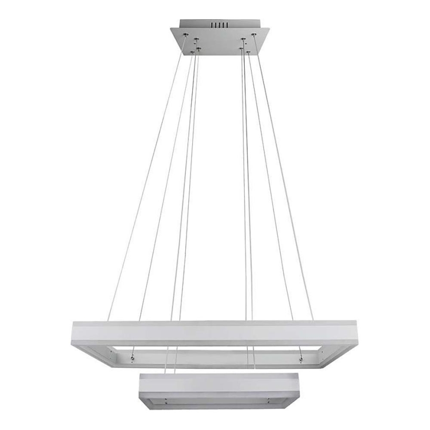 LED Zatemnitveni lestenec na vrvici LED/113W/230V 3000K bela