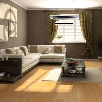 LED Zatemnitveni lestenec na vrvici LED/113W/230V 3000K črna