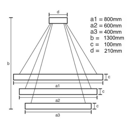 LED Zatemnitveni kristalni lestenec na vrvici LED/115W/230V 3000-6500K krom + Daljinski upravljalnik