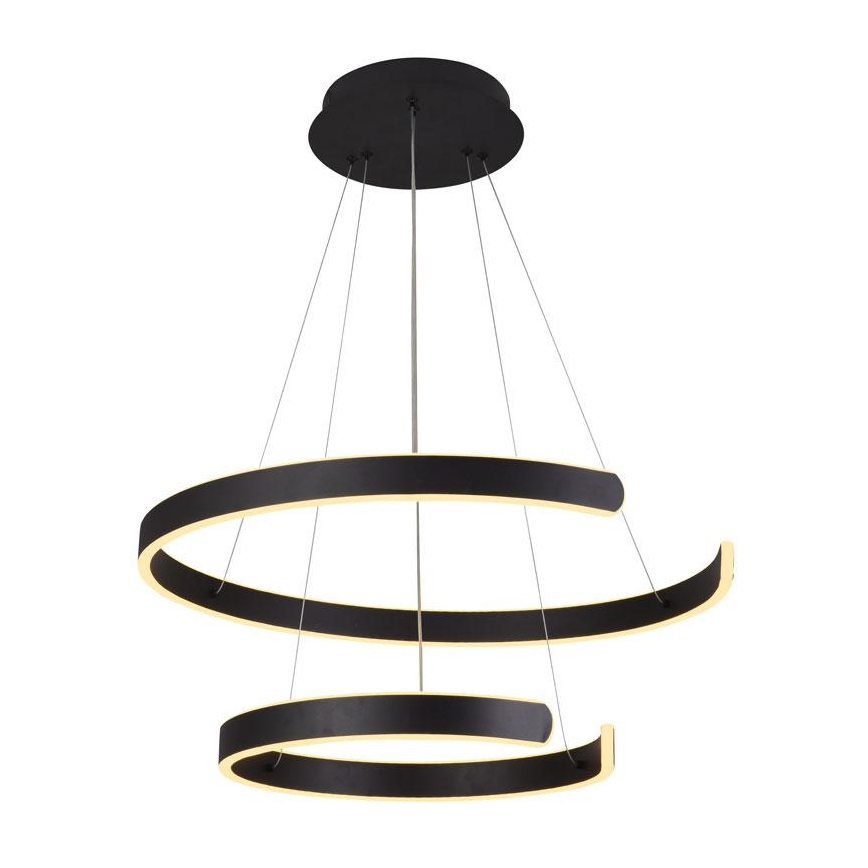 LED Zatemnitveni lestenec na vrvici LED/120W/230V 3000-6500K + Daljinski upravljalnik