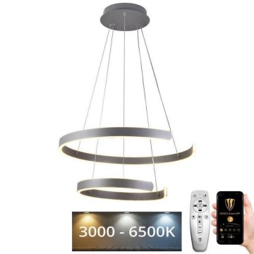 LED Zatemnitveni lestenec na vrvici LED/120W/230V 3000-6500K + Daljinski upravljalnik