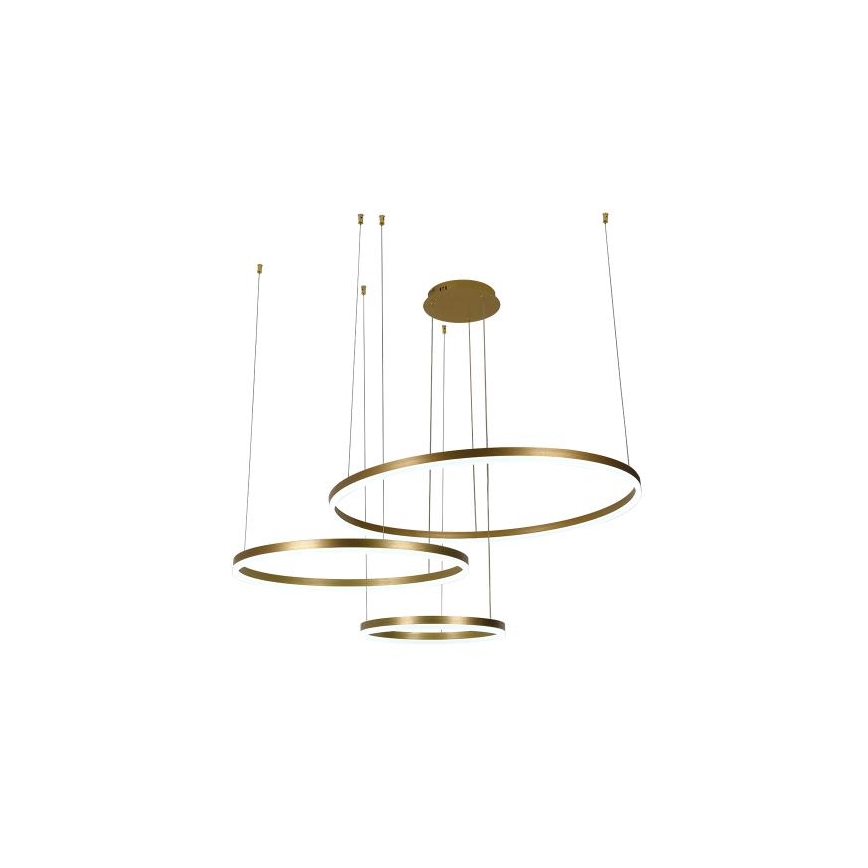 LED Zatemnitveni lestenec na vrvici LED/125W/230V 3000-6500K pr. 80 cm + Daljinski upravljalnik