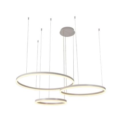 LED Zatemnitveni lestenec na vrvici LED/125W/230V 3000-6500K pr. 80 cm + Daljinski upravljalnik