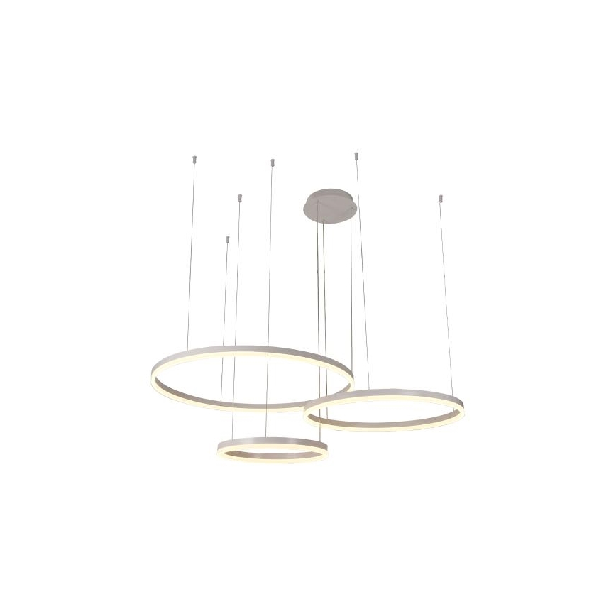 LED Zatemnitveni lestenec na vrvici LED/125W/230V 3000-6500K pr. 80 cm + Daljinski upravljalnik