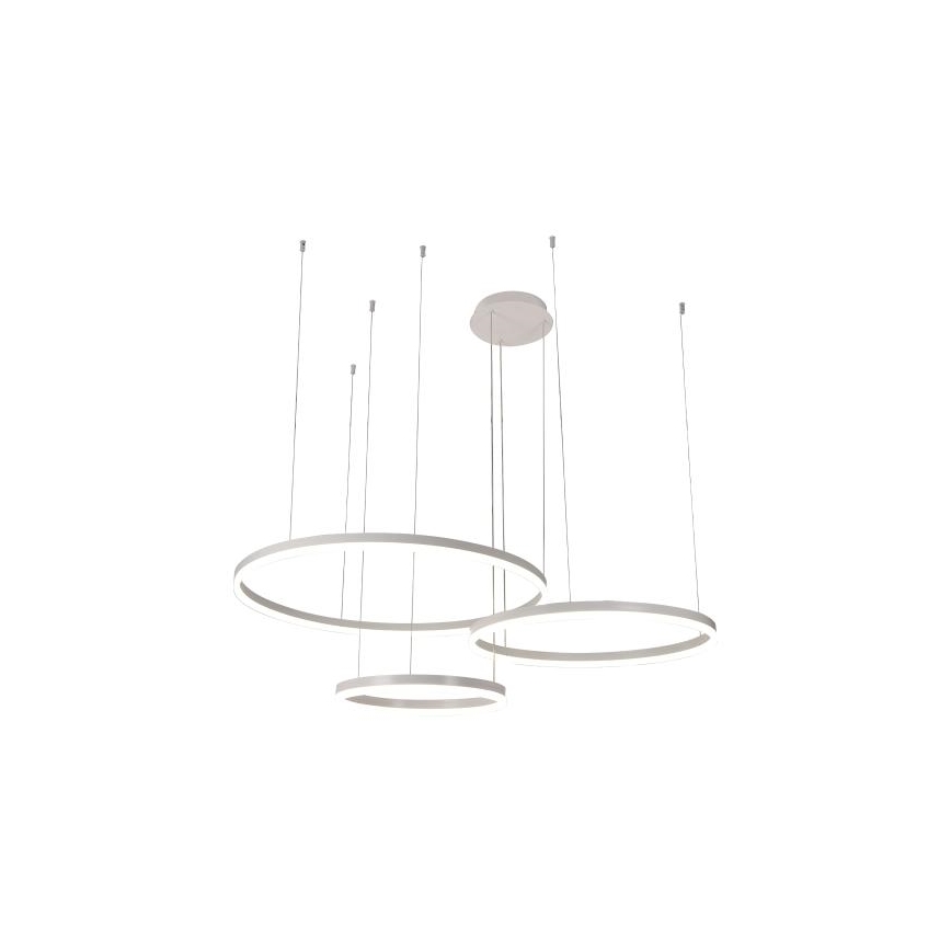 LED Zatemnitveni lestenec na vrvici LED/125W/230V 3000-6500K pr. 80 cm + Daljinski upravljalnik