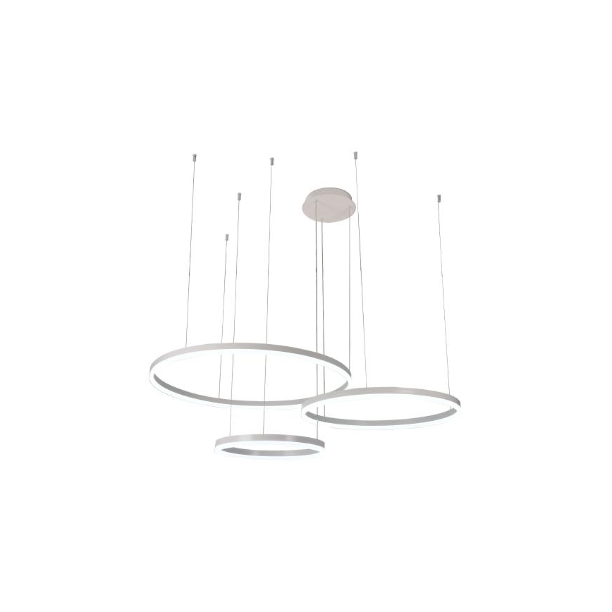 LED Zatemnitveni lestenec na vrvici LED/125W/230V 3000-6500K pr. 80 cm + Daljinski upravljalnik