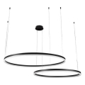 LED Zatemnitveni lestenec na vrvici LED/128W/230V 3000-6500K + Daljinski upravljalnik