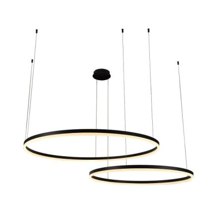 LED Zatemnitveni lestenec na vrvici LED/128W/230V 3000-6500K + Daljinski upravljalnik