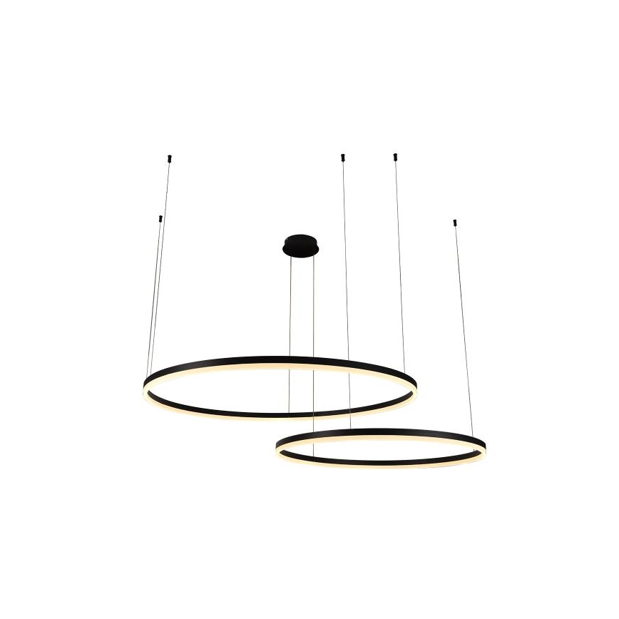 LED Zatemnitveni lestenec na vrvici LED/128W/230V 3000-6500K + Daljinski upravljalnik
