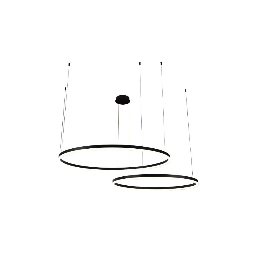LED Zatemnitveni lestenec na vrvici LED/128W/230V 3000-6500K + Daljinski upravljalnik