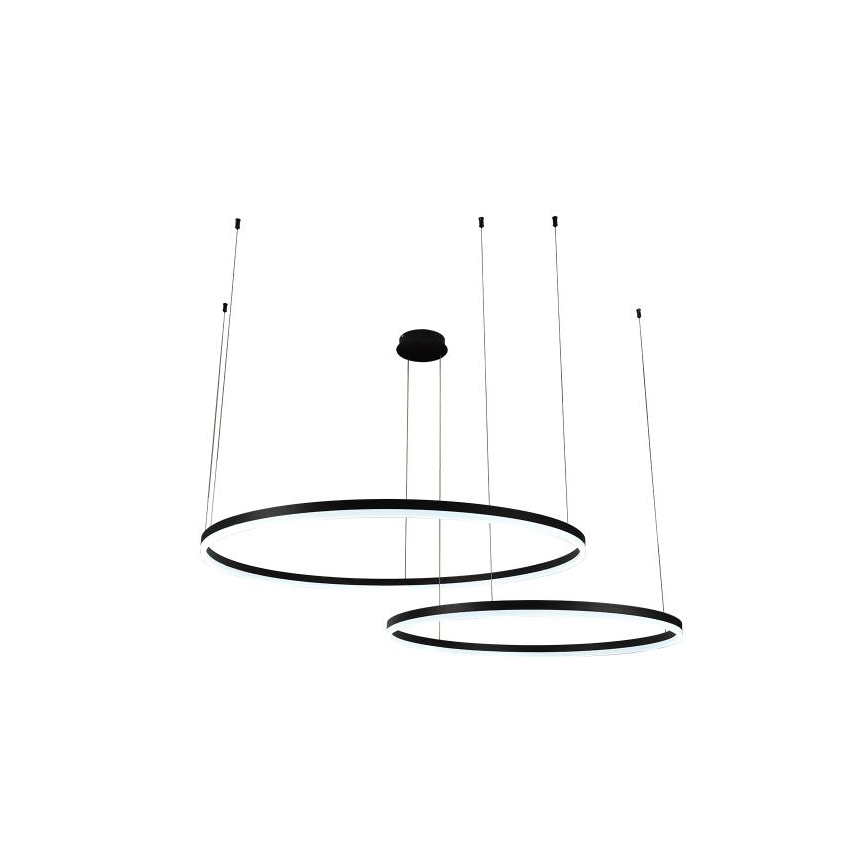 LED Zatemnitveni lestenec na vrvici LED/128W/230V 3000-6500K + Daljinski upravljalnik
