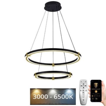 LED Zatemnitveni lestenec na vrvici LED/130W/230V 3000-6500K + Daljinski upravljalnik