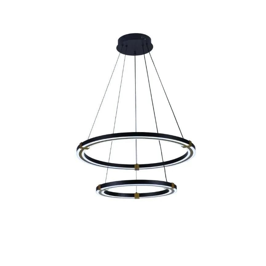 LED Zatemnitveni lestenec na vrvici LED/130W/230V 3000-6500K + Daljinski upravljalnik